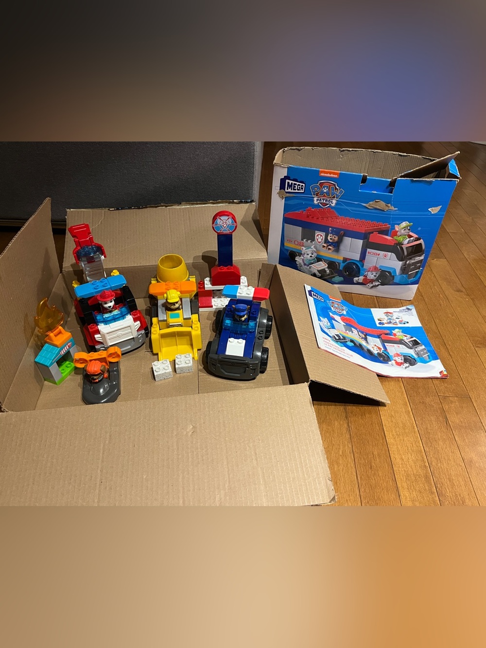 Paw Patrol Mega Paw Patroller toys (including four sets)